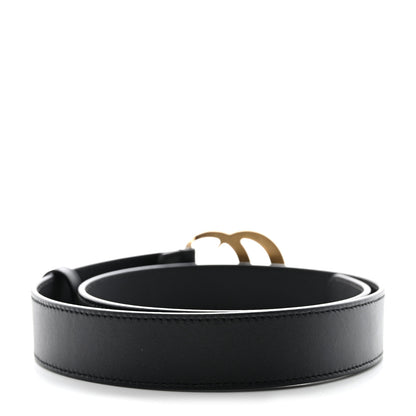 Gucci Calfskin Double G 40mm Belt 75 30 Black 2 of 6