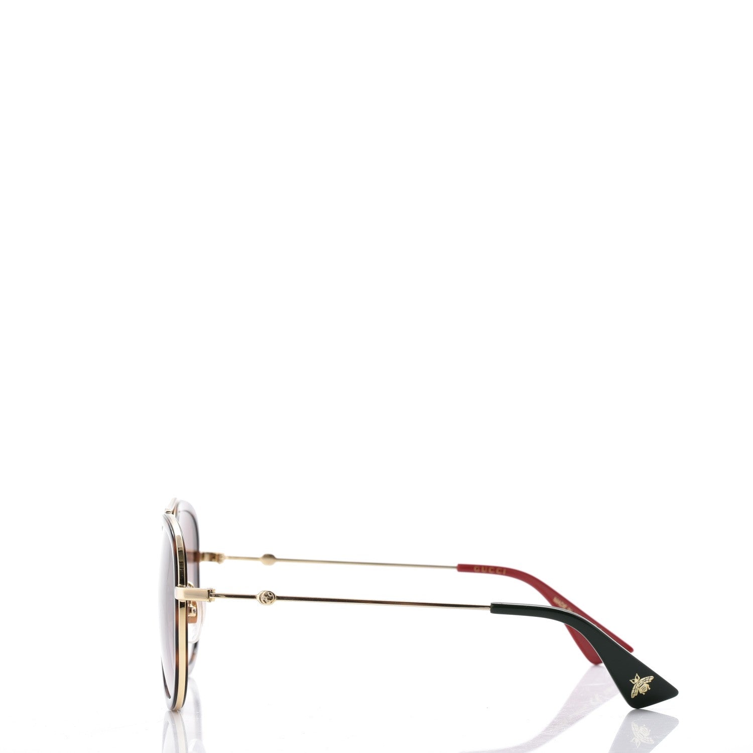Gucci Aviator Sunglasses GG0062S Tortoise 3 of 9