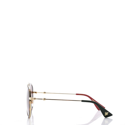 Gucci Aviator Sunglasses GG0062S Tortoise 3 of 9