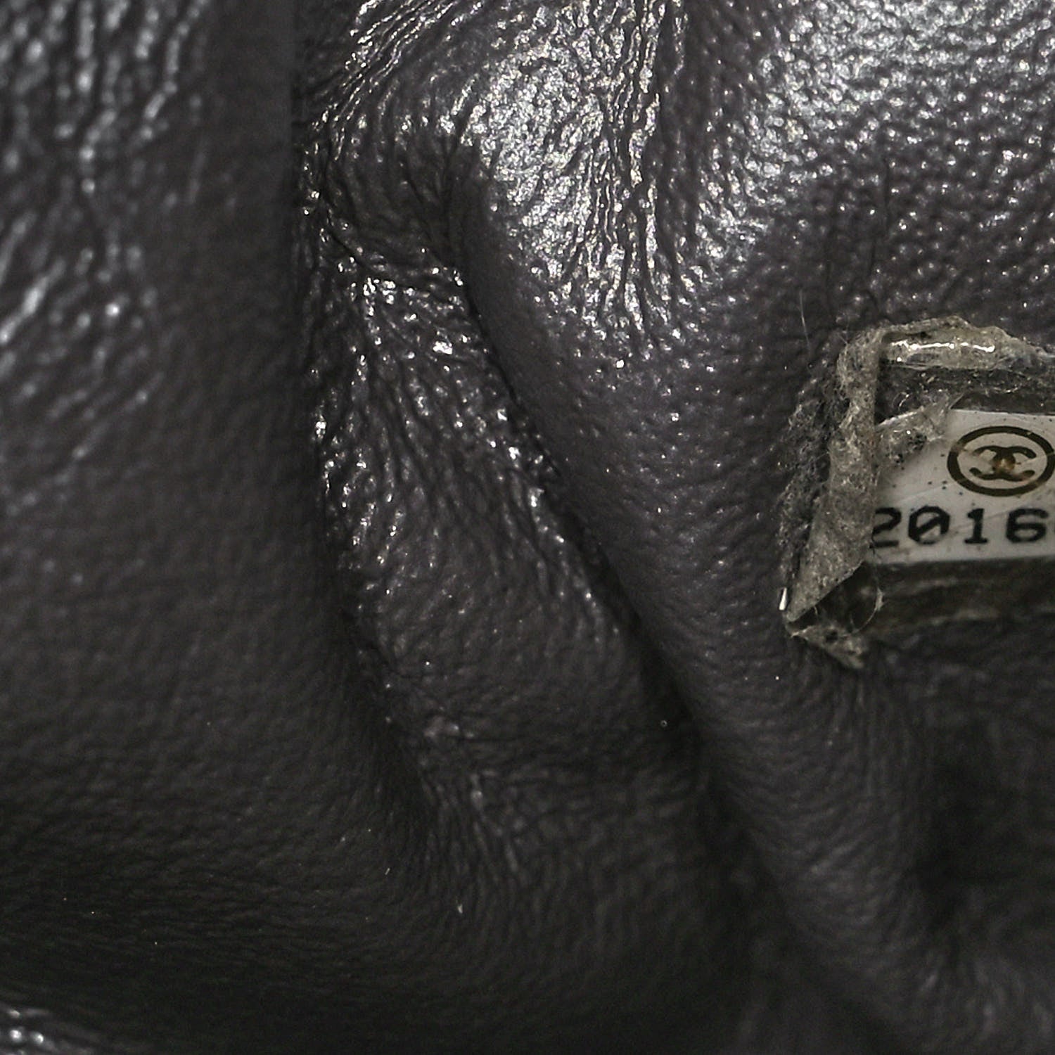 Chanel Metallic Caviar Large Be Caviar Tote Grey 6 of 9