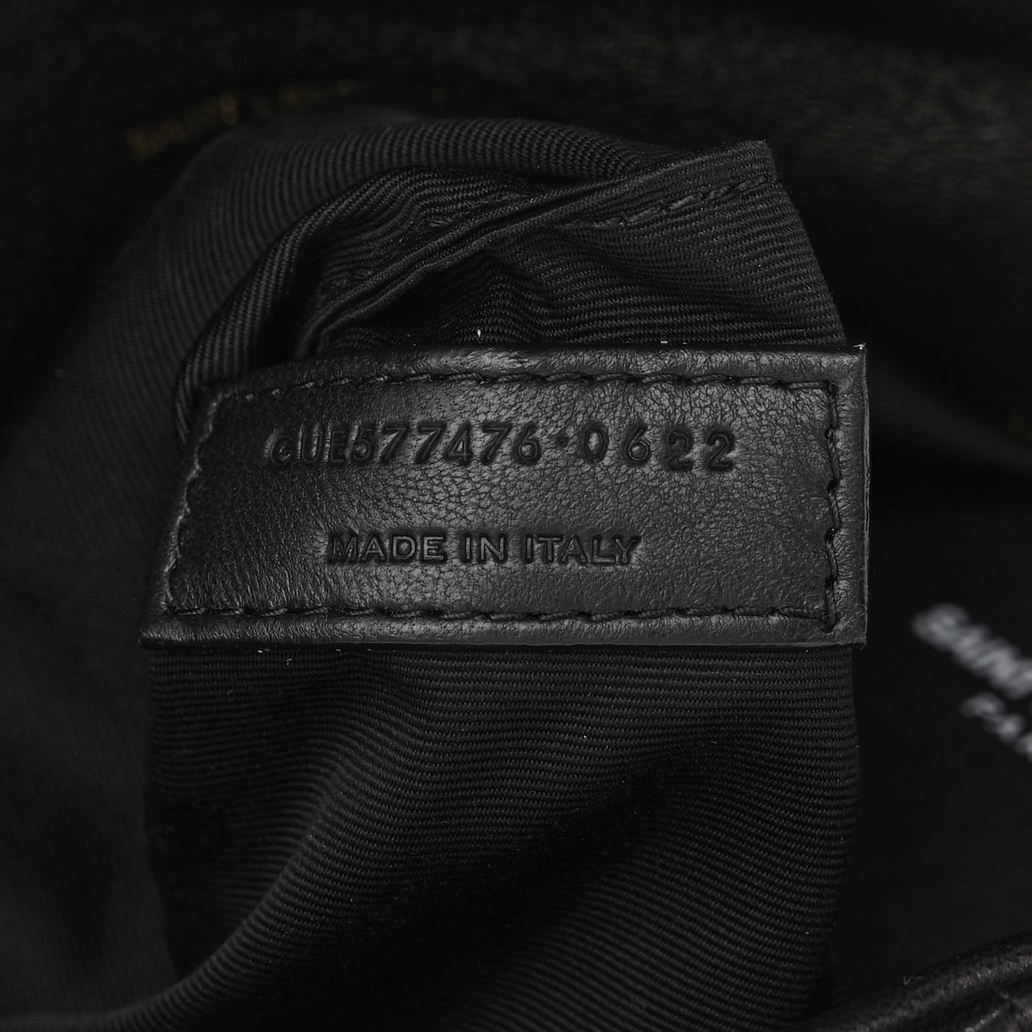 Lambskin Quilted Small Loulou Puffer Monogram Chain Satchel Black