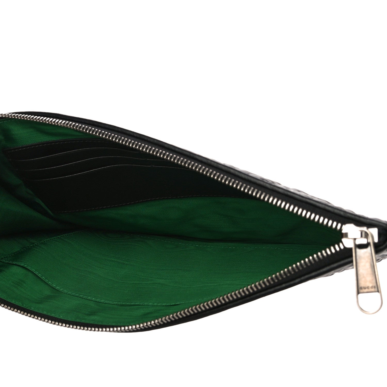 Gucci Calfskin G Rhombus Quilted Documents Holder Black 5 of 9