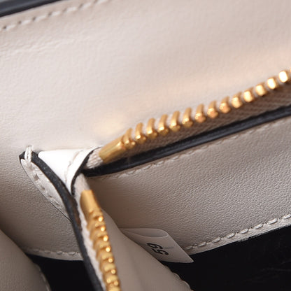 Prada Saffiano Cuir Calfskin Small Monochrome Top Handle Tote White 8 of 8