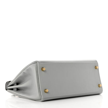Hermes Evercolor Kelly Retourne 28 Bleu Glacier 4 of 10
