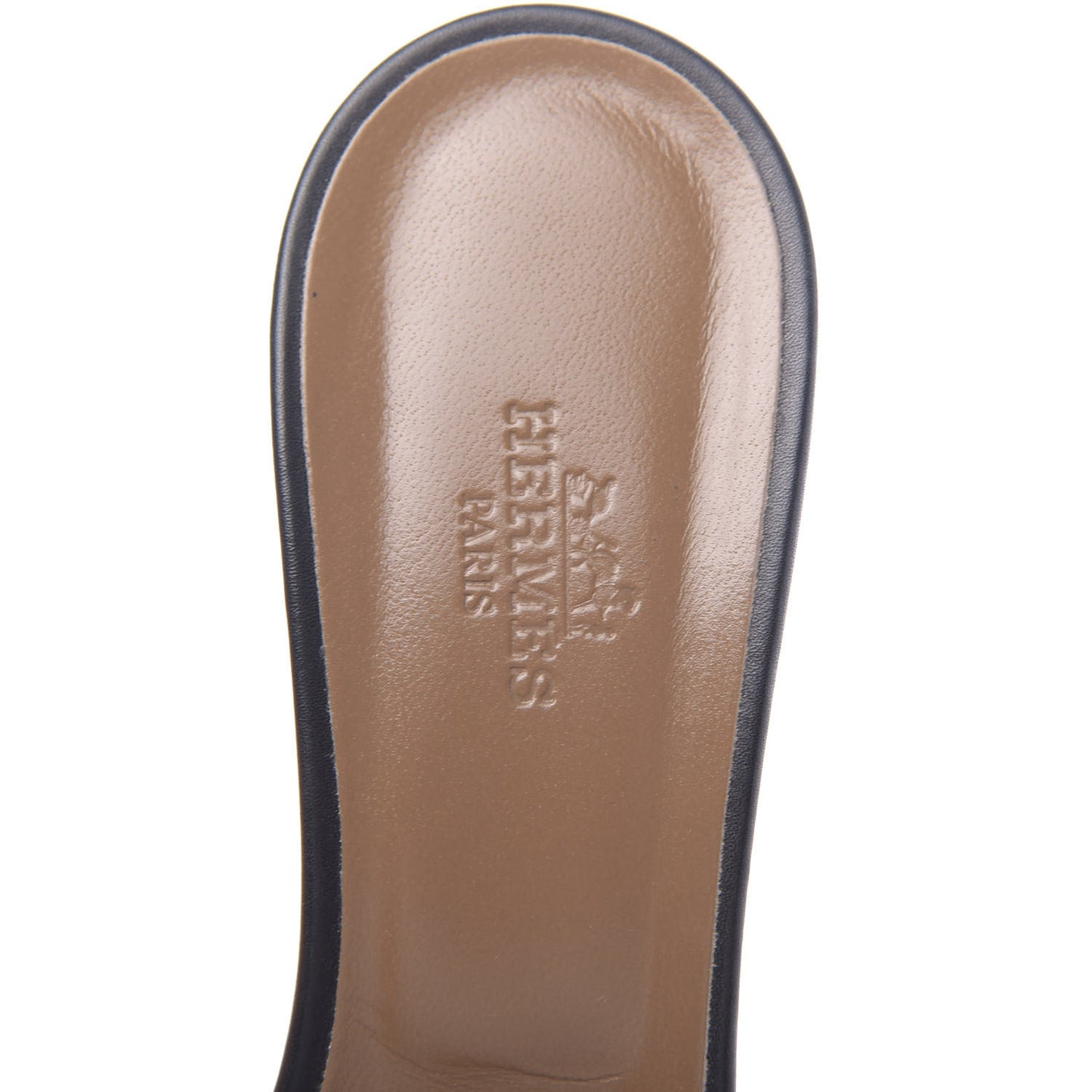 Calfskin Oasis Sandals 37.5 Black