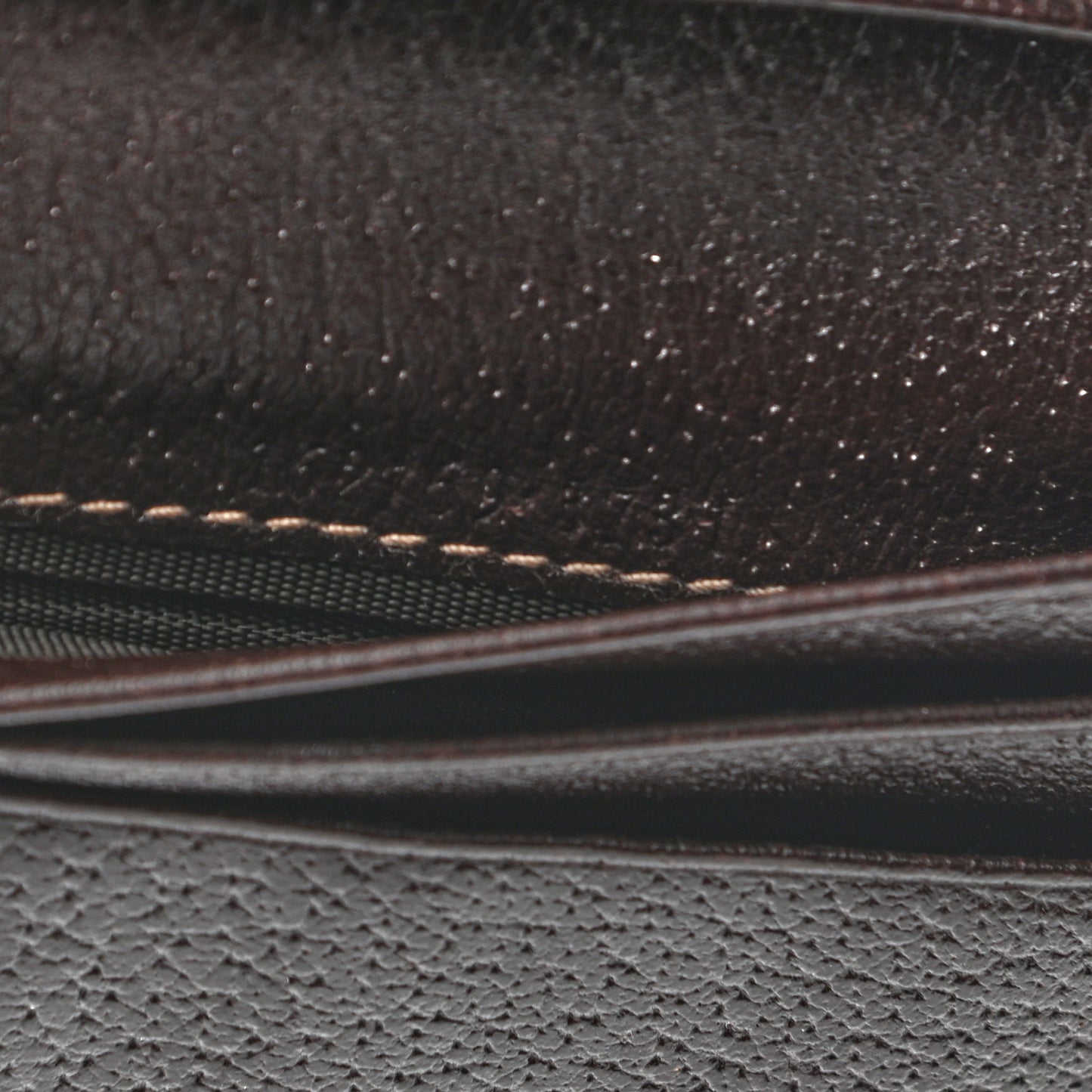 Monogram Travel Wallet Brown