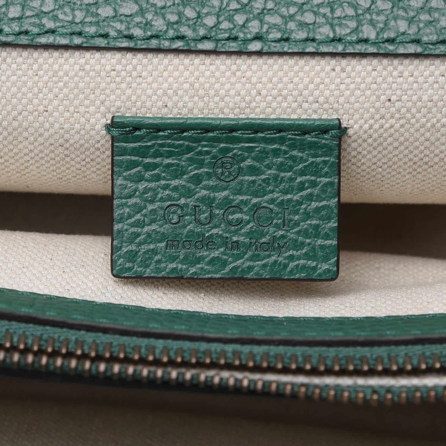 Gucci Pebbled Calfskin Small Dionysus Shoulder Bag Emerald 6 of 8