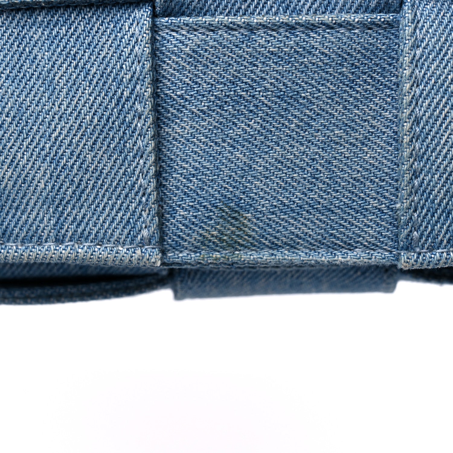 Bottega Veneta Denim Maxi Intrecciato Cassette Crossbody Bag Washed Indigo 11 of 11
