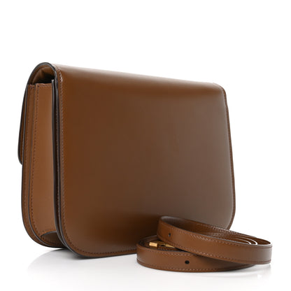 Celine Box Calfskin Medium Classic Box Flap Bag Camel 3 of 10