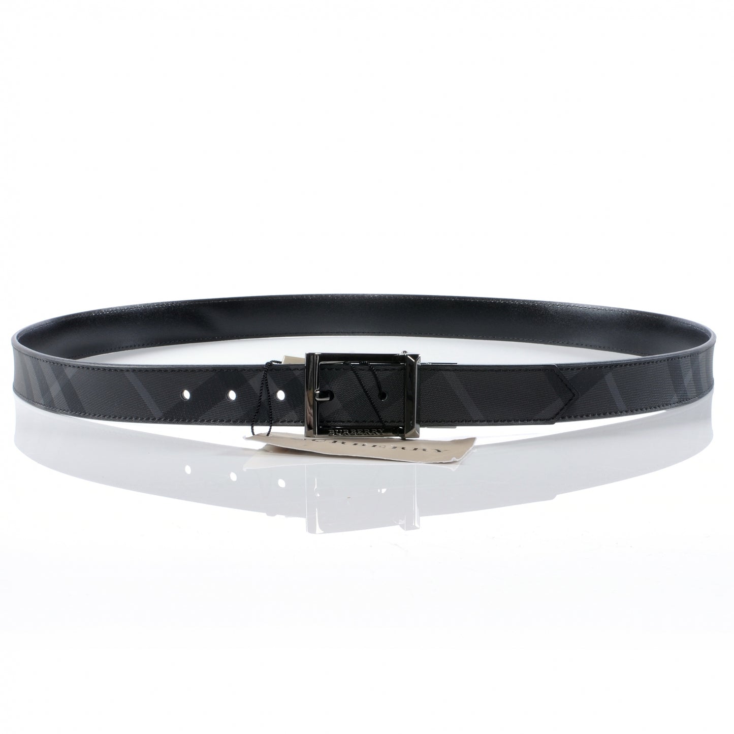 Brit Check Webster Reversible Belt 48 120 Black