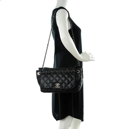 Chanel Calfskin Ultimate Stitch Accordion Flap Black 2 of 7
