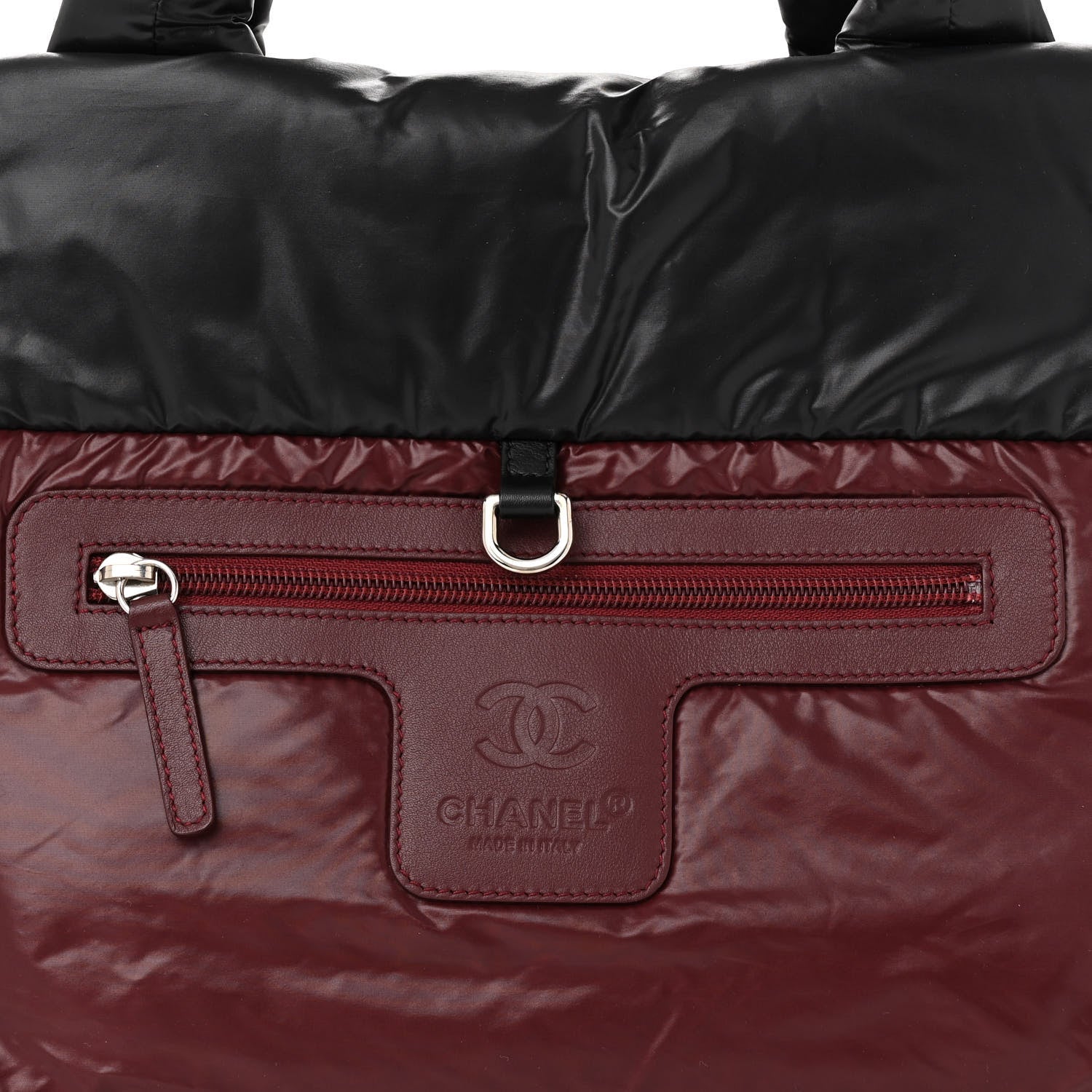 Chanel Nylon Quilted Small Coco Cocoon Tote Black 13 of 17