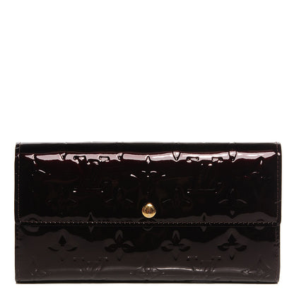 Louis Vuitton Vernis Sarah Wallet Amarante 1 of 8