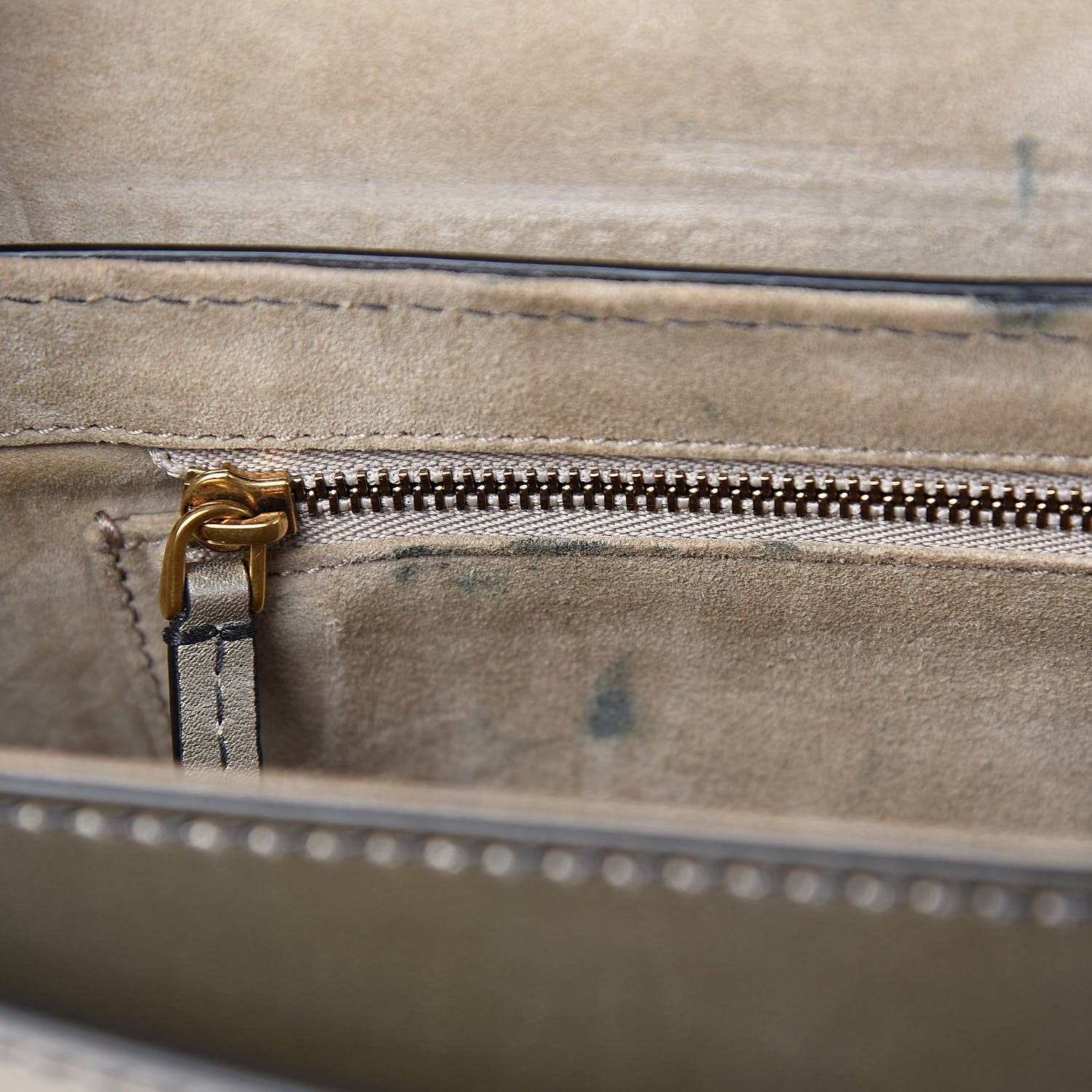 Christian Dior Metallic Smooth Calfskin Dio(r)evolution Flap Bag Gold 9 of 14