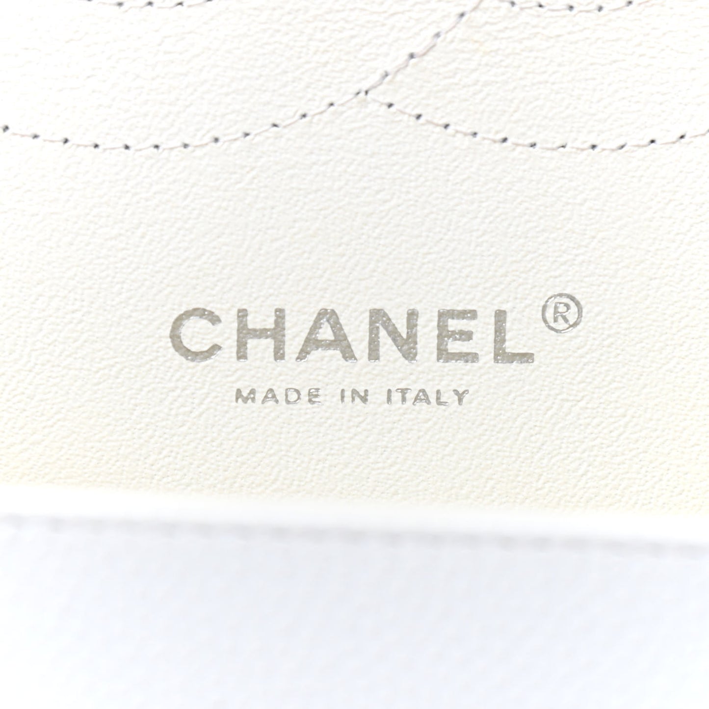Caviar Quilted Jumbo Double Flap White