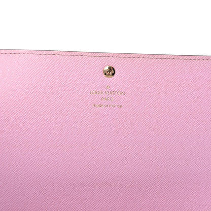 Louis Vuitton Monogram 2016 Christmas Animation Sarah Wallet Rose Ballerine 6 of 11