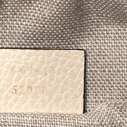 Gucci Monogram Dollar Calfskin Mini Bree Messenger Bag Beige Ebony Avoire 7 of 12