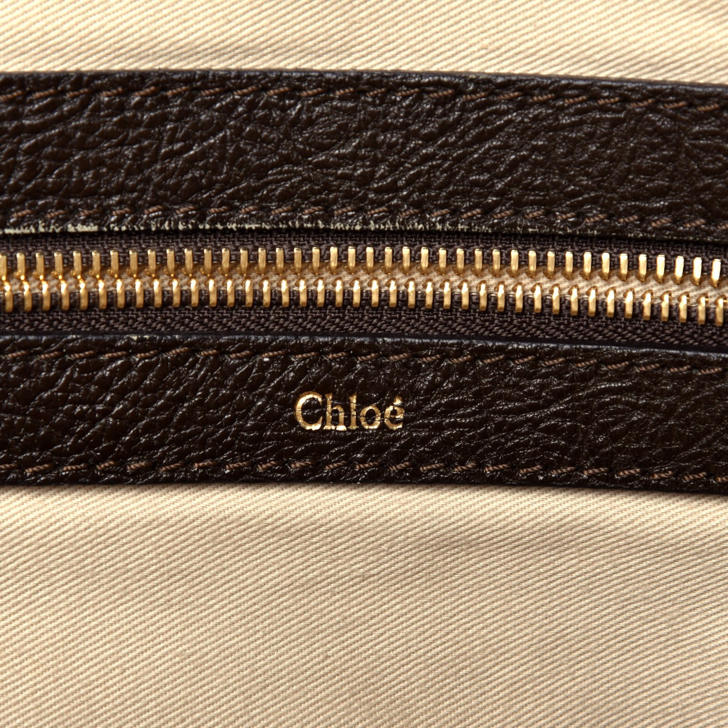 Calfskin Georgia Dome Bag Brown