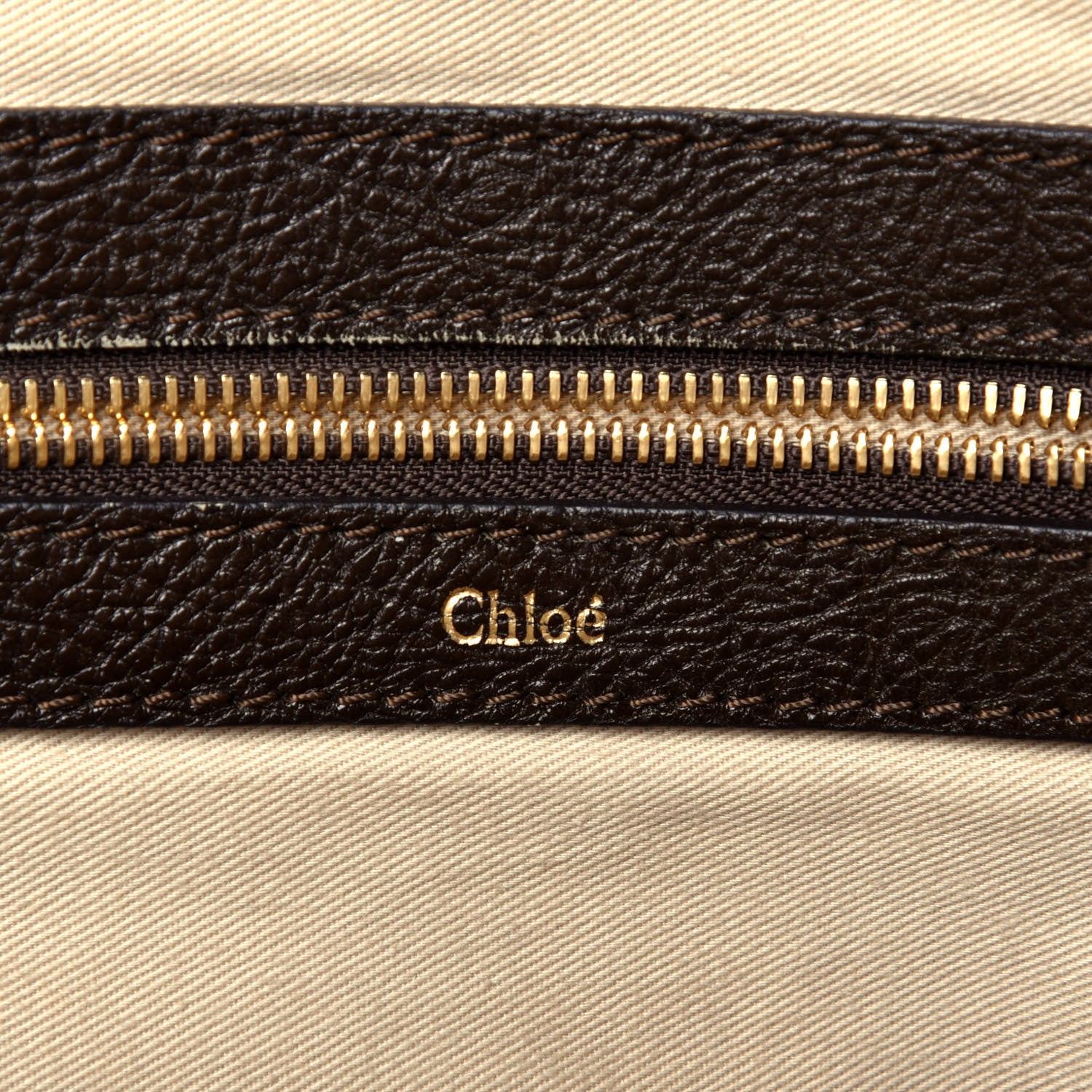 Chloe Calfskin Georgia Dome Bag Brown 6 of 9