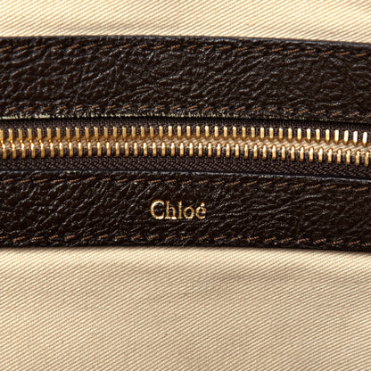 Chloe Calfskin Georgia Dome Bag Brown 6 of 9