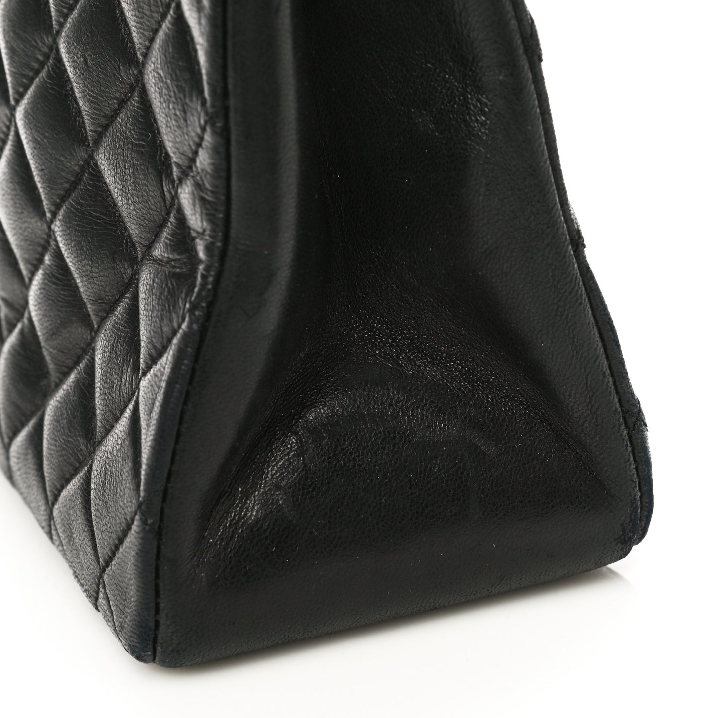 Lambskin Quilted Crossbody Black