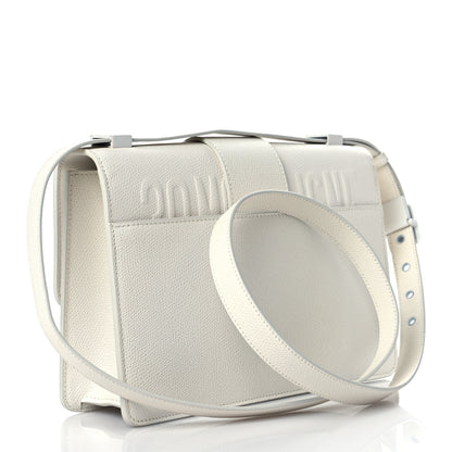 Christian Dior Ultra Matte Grained Calfskin 30 Montaigne Flap Bag White 3 of 12
