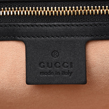 Gucci Suede Patent Web Small Ophidia Shoulder Bag Hibiscus Red Black 5 of 9