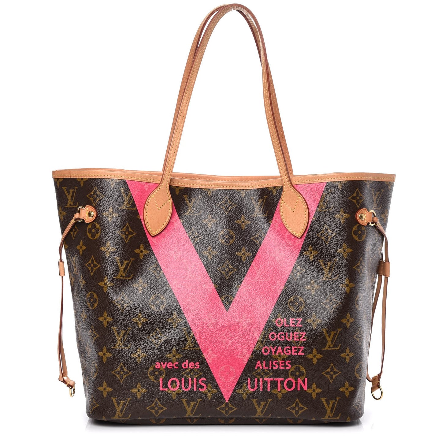 Monogram V Neverfull MM Grenade