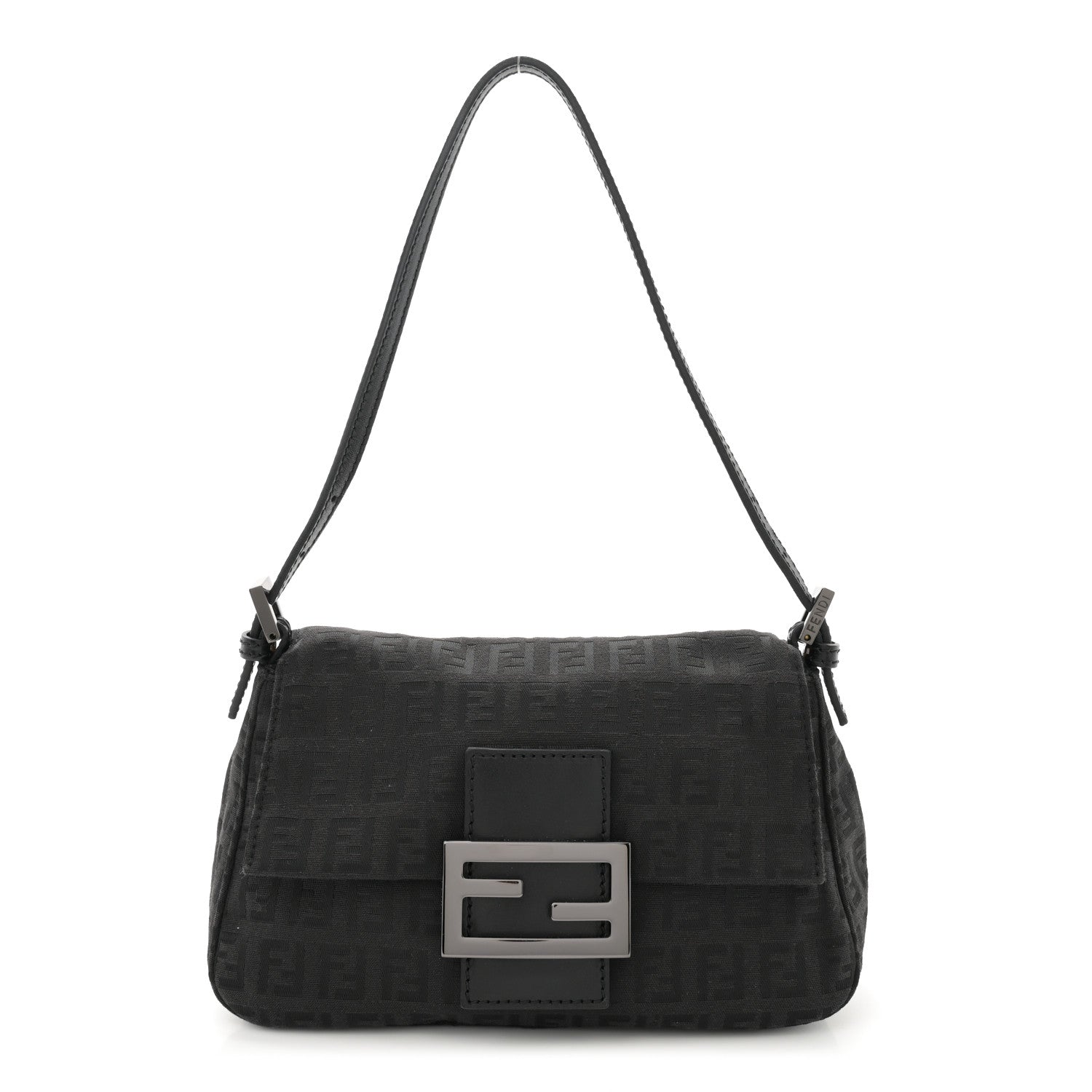 Fendi Zucchino Mini Mama Baguette Black 1 of 10
