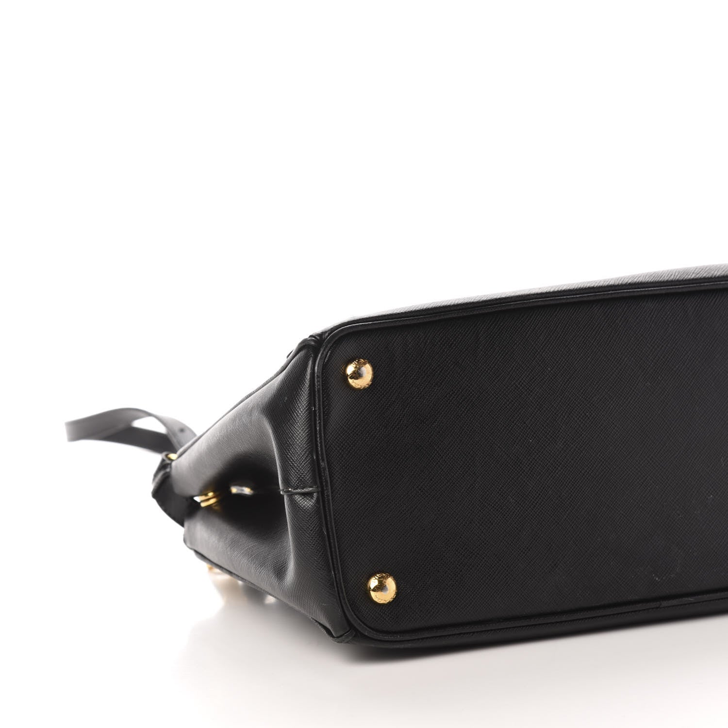 Prada Saffiano Small Galleria Double Zip Tote Black 12 of 16