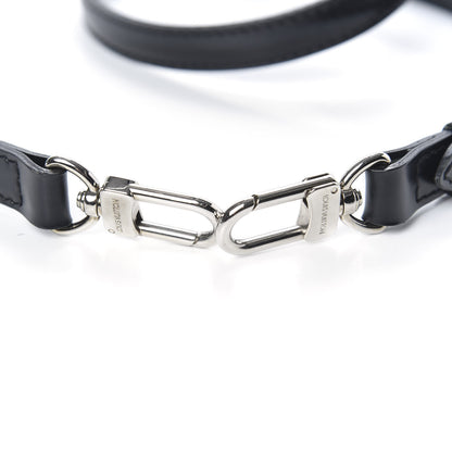Louis Vuitton Calfskin 16mm Adjustable Shoulder Strap Black 3 of 4