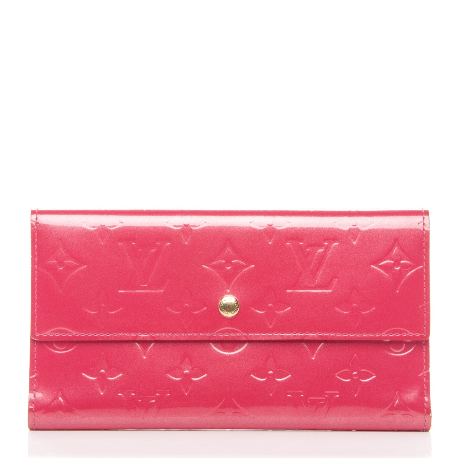 Louis Vuitton Vernis Porte Tresor International Wallet Framboise 1 of 7