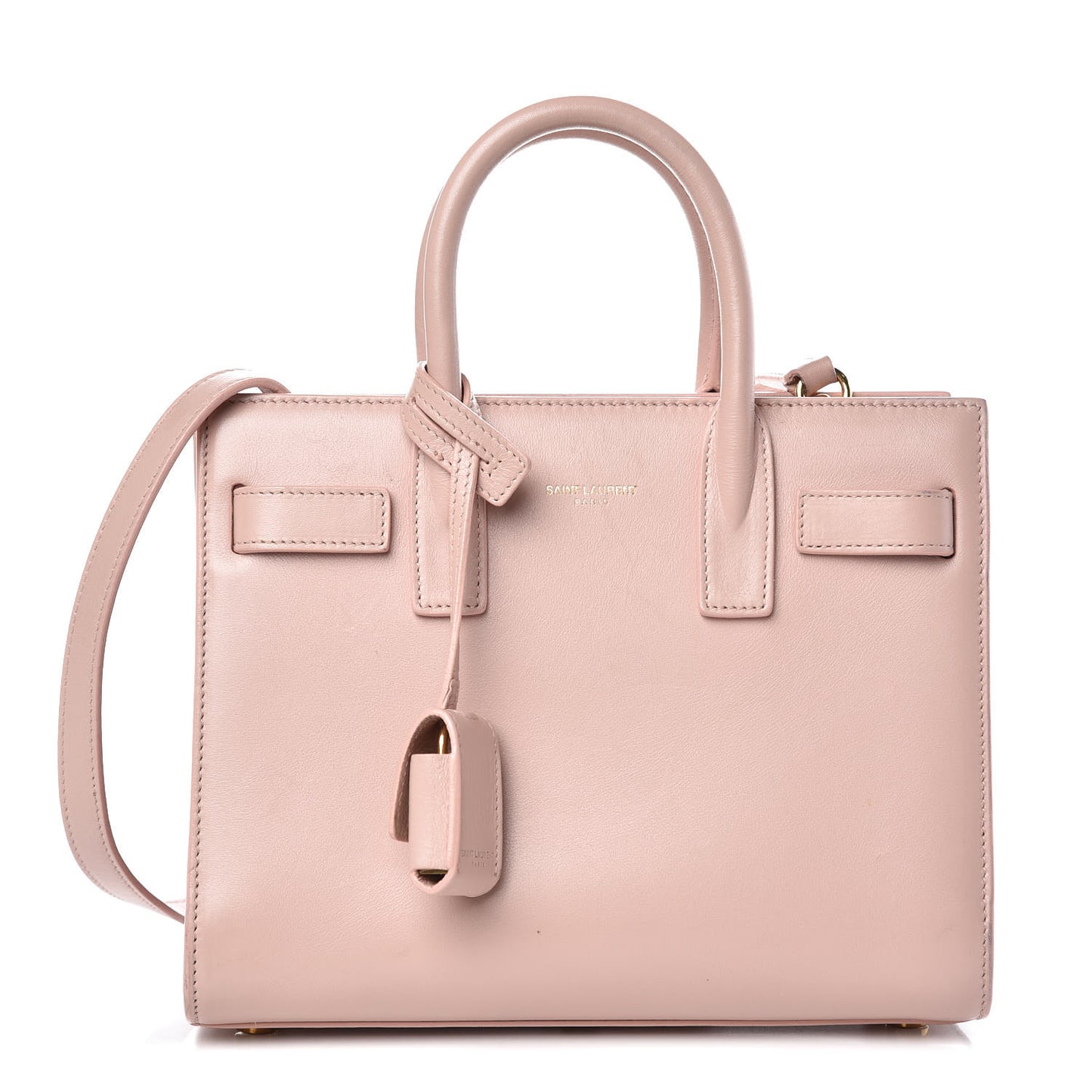Calfskin Nano Sac De Jour Pale Pink