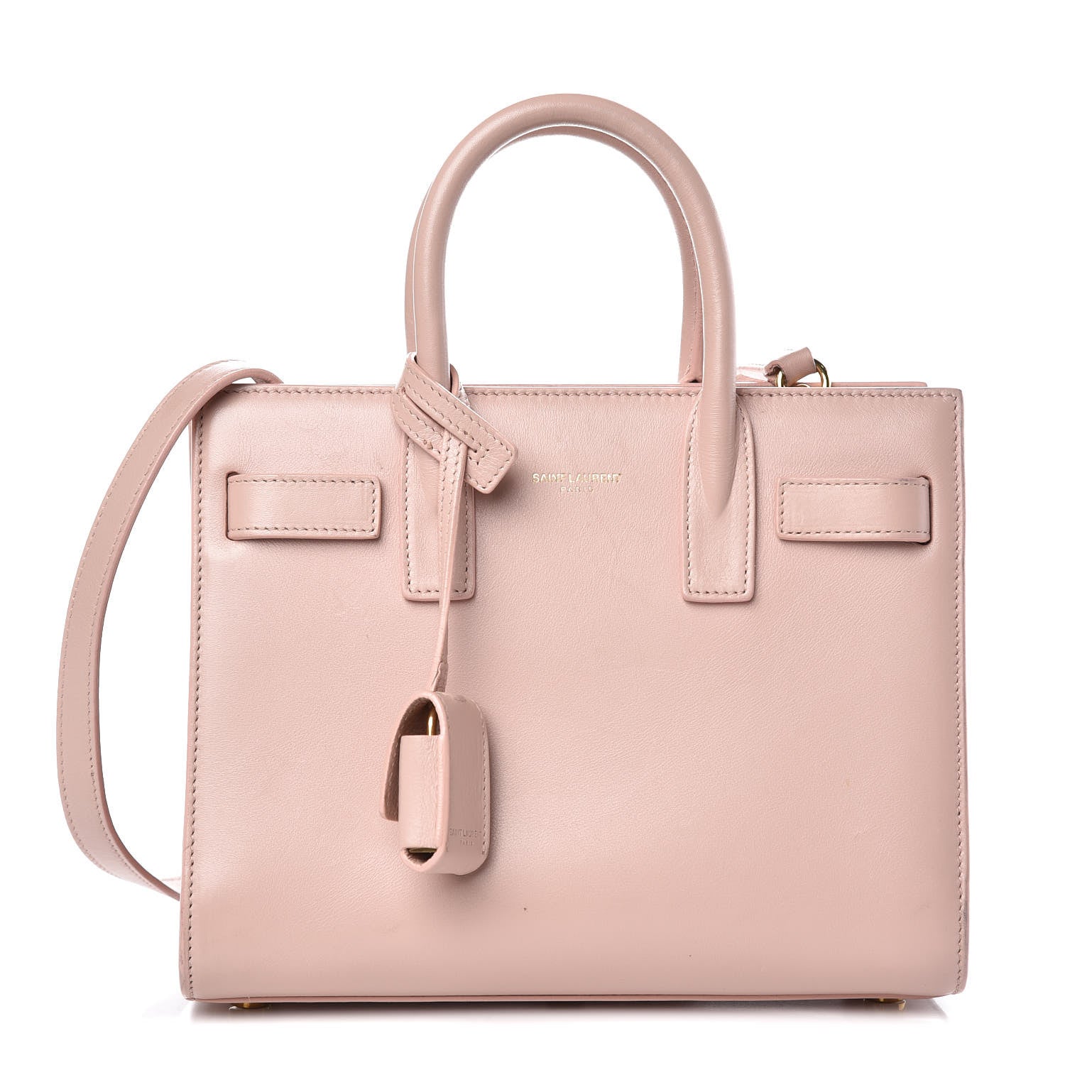 Saint Laurent Calfskin Nano Sac De Jour Pale Pink 1 of 15