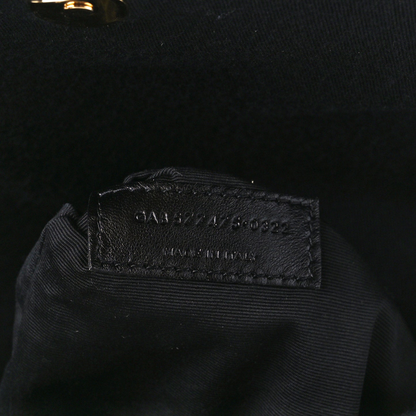 Wool Jersey Quilted Medium Loulou Puffer Monogram Chain Black