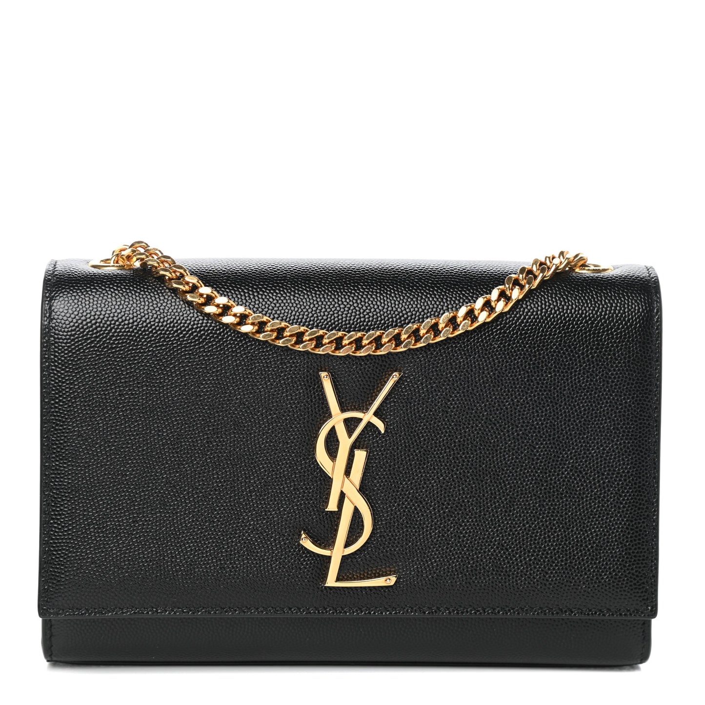 Grain De Poudre Small Monogram Kate Satchel Black