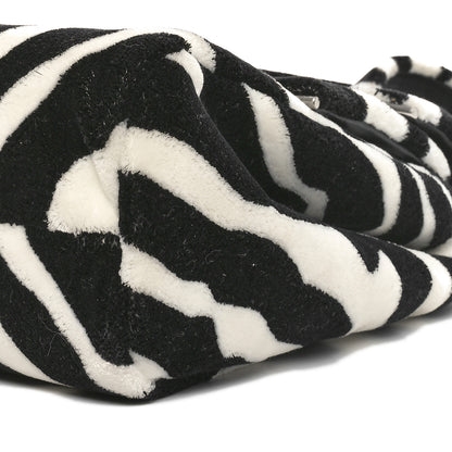 Bottega Veneta Tufted Zebra Clip Bag Black White 11 of 11