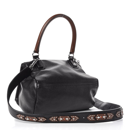 Givenchy Calfskin Small Studded Pandora Black Brown 3 of 10