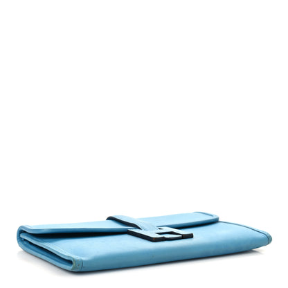 Hermes Swift Verso Jige Duo Clutch Bleu Du Nord Vert Verone 5 of 13
