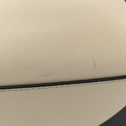 Valentino Garavani Calfskin Polka Dot Rockstud Shoulder Tote Black Light Ivory 12 of 13