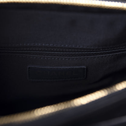 Chanel Shearling Medium Gabrielle Hobo Navy 9 of 12