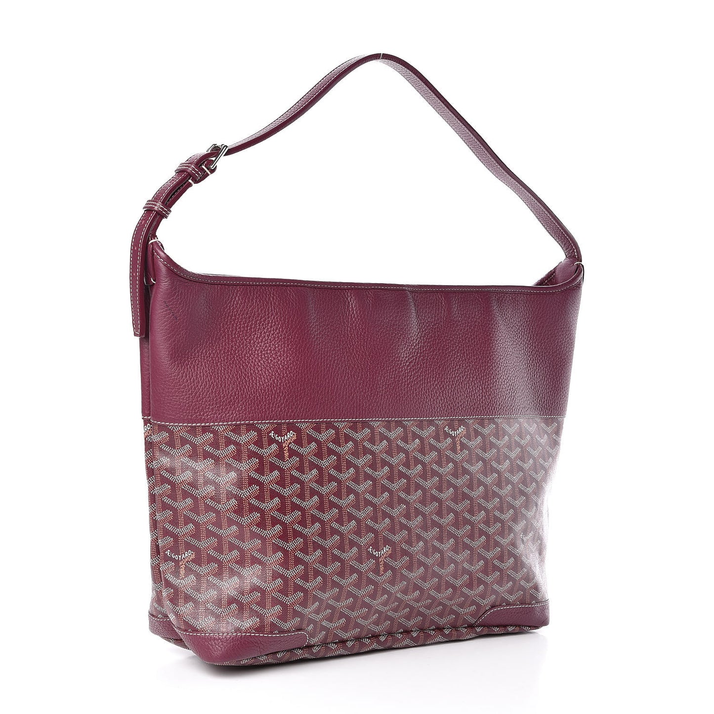 Goyardine Grenadines Hobo Burgundy