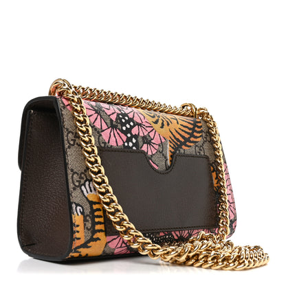 Gucci GG Supreme Monogram Bengal Small Padlock Shoulder Bag Beige Pink 3 of 11