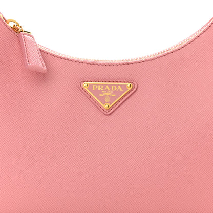 Prada Saffiano Lux Mini Re-Edition Shoulder Bag Petalo 9 of 11