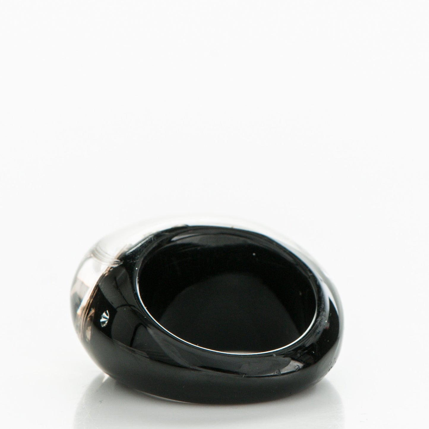 Resin Inclusion Ring 7.5 Black