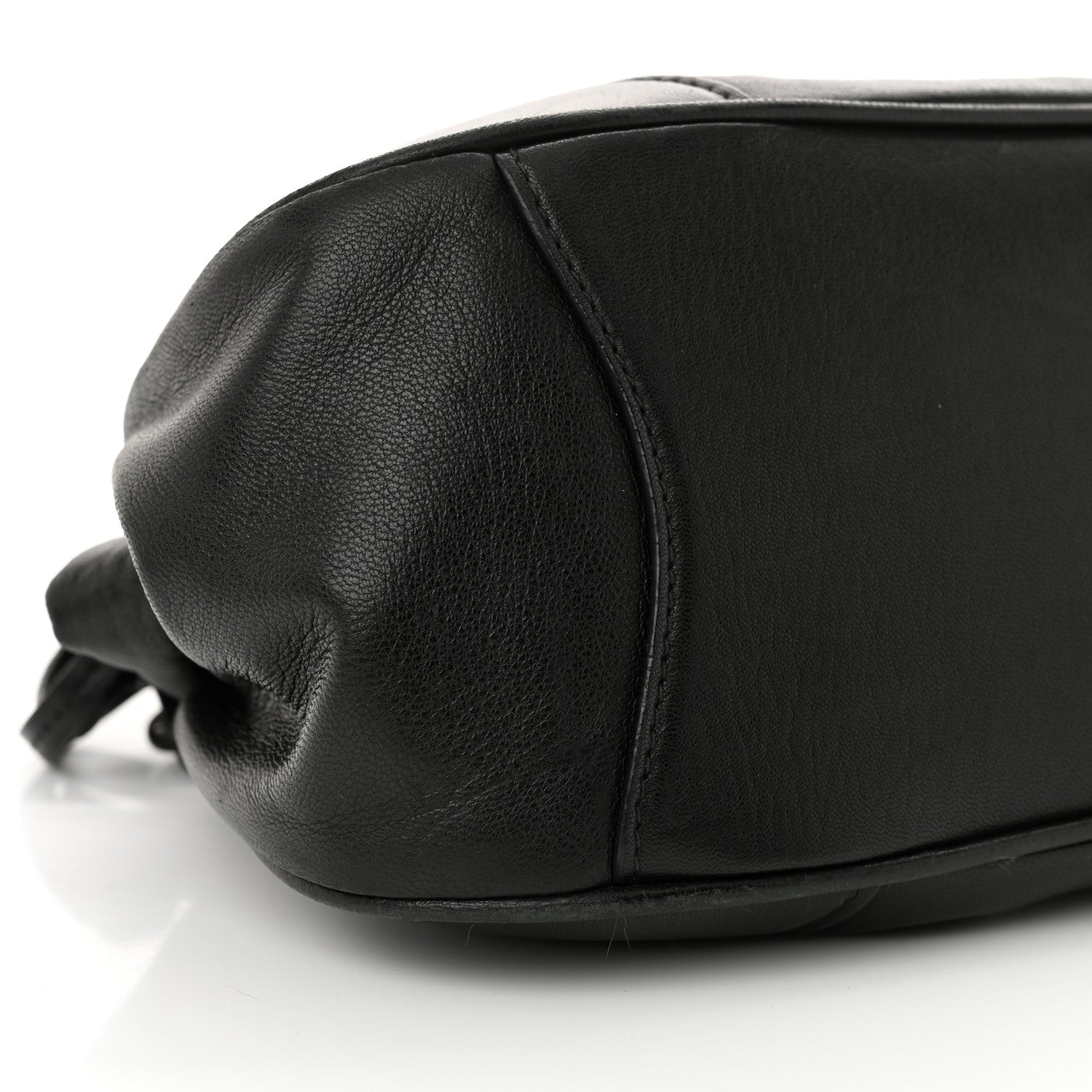 Prada Nappa Kisslock Small Frame Shoulder Bag Black 9 of 13