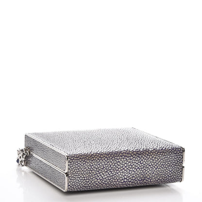 Chanel Stingray Box Clutch Blue 4 of 7