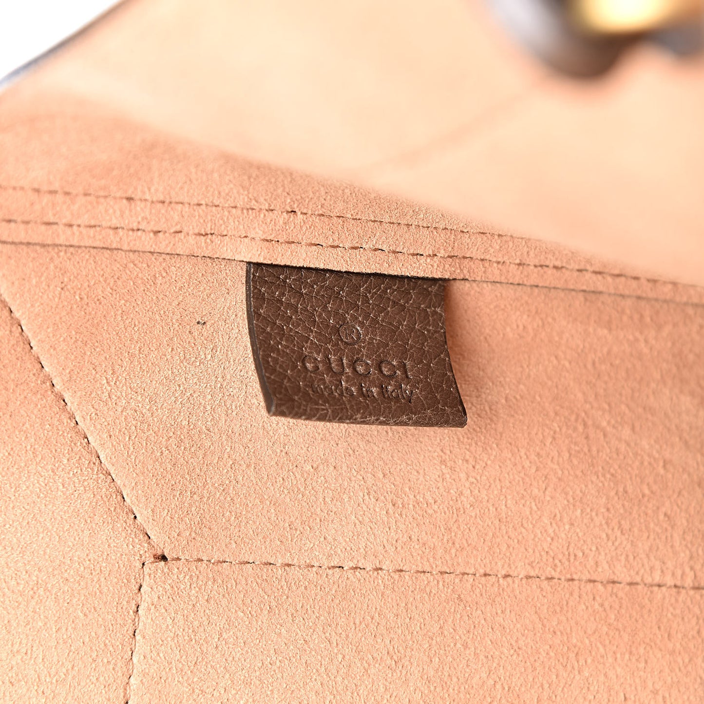 GG Supreme Monogram Web Large Ophidia Vertical Shopping Tote Brown