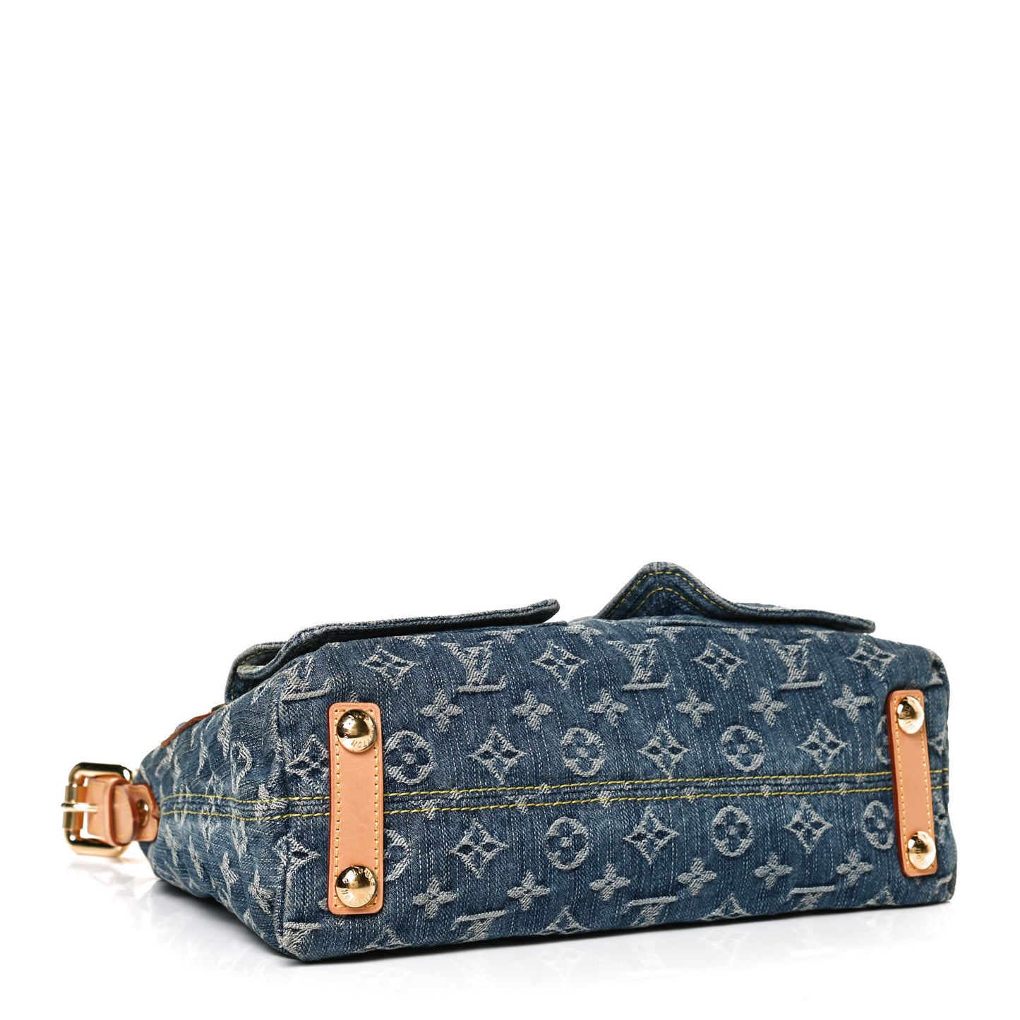 Monogram Denim Baggy PM Blue