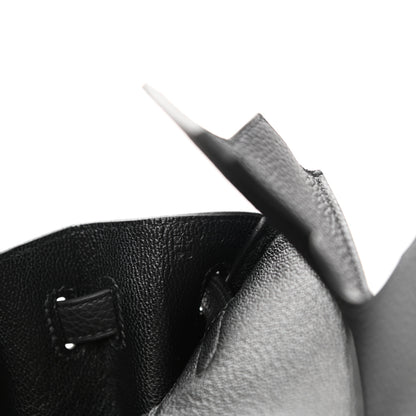 Hermes Togo Birkin 25 Black 7 of 12